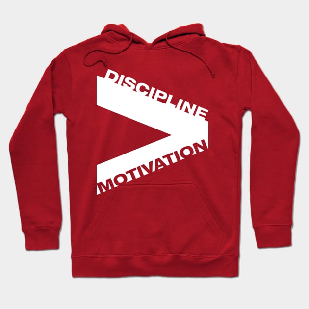 Discipline over Motivation Hoodie by ArChon